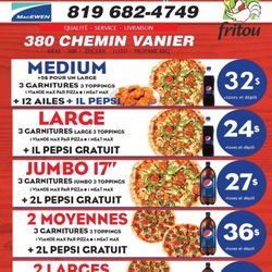 Pizzéria Suprême - Menu, page 1