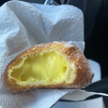 Leonard's Bakery - Pineapple malasada puff - Bakeries Near Me - Honolulu, Hawaii Leonard's Bakery - Pineapple malasada puff - Bakeries Near Me - Honolulu, Hawaii