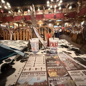 The Big Texan Steak Ranch - Inside Restaurant - Steakhouses Near Me - Amarillo, Texas The Big Texan Steak Ranch - Inside Restaurant - Steakhouses Near Me - Amarillo, Texas