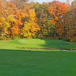 Foxborough Country Club Golf Course - Autumn view of the 16th hole at Foxborough Country Club