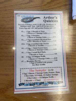Menu photo 8 Arthur's Downey, CA
