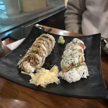 Full Moon Sushi - Spider Roll $9 9.0/10 favorite here, Spicy Tuna Roll $6 7.4/10 boyfriend said it was good; restaurant rating 8.1/10 - Japanese Near Me - Fountain Valley, California Full Moon Sushi - Spider Roll $9 9.0/10 favorite here, Spicy Tuna Roll $6 7.4/10 boyfriend said it was good; restaurant rating 8.1/10 - Japanese Near Me - Fountain Valley, California