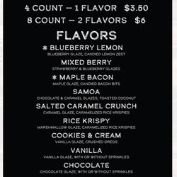 Magnolias Cafe - Donut Hole Menu