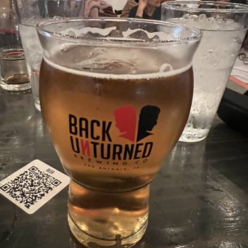 Back Unturned Brewing - Come And Drink It lager - Brewpubs Near Me - San Antonio, Texas
