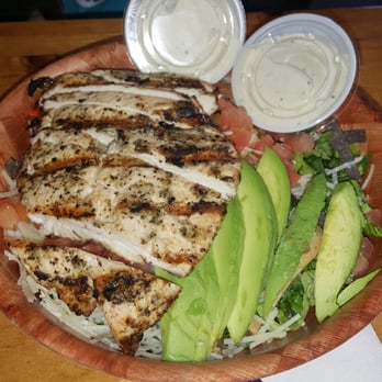 Eddie's Grill - Grilled chicken salad, Yum!! - Salad Near Me - Lompoc, California