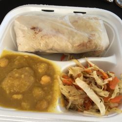 Bobbie’s Roti Hut - Potato curry and roti