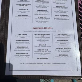 The Pantry Rio - Menu - New Mexican Cuisine Near Me - Santa Fe, New Mexico