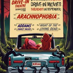 Creatures of the Night - Creature Feature in the Dark | Drive-in Movie with live Haunted House Performances . Saturdays In September