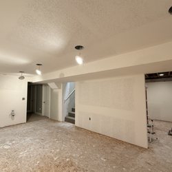 H Drywall - Matched the existing basement drywall perfectly, too!
