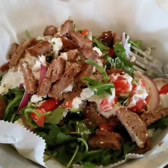 Thirsty Monk - Gyro salad - Breweries Near Me - Asheville, North Carolina