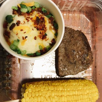 Chili's - Sirlion steak, corn on the cob, mash Loaded Mashed Potatoes (3 for $10 meal) - American Near Me - Timonium, Maryland