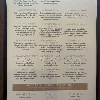 Tea at The Empress - Tea choices - Tea Rooms Near Me - Victoria, British Columbia Tea at The Empress - Tea choices - Tea Rooms Near Me - Victoria, British Columbia