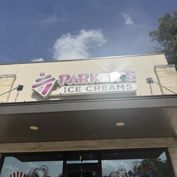 Parker's Ice Creams - Sign - Ice Cream & Frozen Yogurt Near Me - Fair Oaks Ranch, Texas