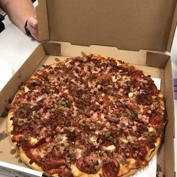 Possum Holler Pizza - THE MEATS!!! Pepperoni, Ham, Sausage and Bacon - Pizza Near Me - Obetz, Ohio Possum Holler Pizza - THE MEATS!!! Pepperoni, Ham, Sausage and Bacon - Pizza Near Me - Obetz, Ohio