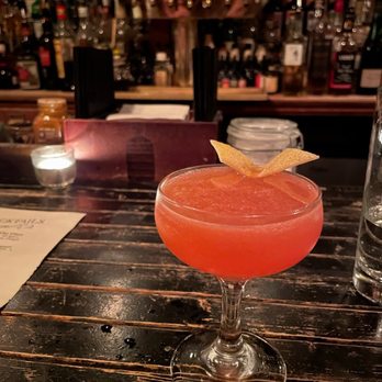 Acacia - Paper plane, the bartender kindly showed me their tricks for the lemon slice so I could try at home! - Cocktail Bars Near Me - Pittsburgh, Pennsylvania Acacia - Paper plane, the bartender kindly showed me their tricks for the lemon slice so I could try at home! - Cocktail Bars Near Me - Pittsburgh, Pennsylvania