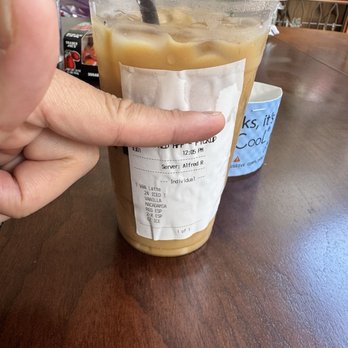 Alfred Coffee - Their "World" famous vanilla iced latte with macadamia milk - Coffee & Tea Near Me - Porter Ranch, California