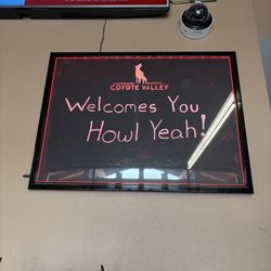 Coyote Valley Casino - Interior sign