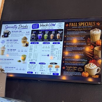 Black Cow Coffee House - Menu - Coffee & Tea Near Me - Pahrump, Nevada Black Cow Coffee House - Menu - Coffee & Tea Near Me - Pahrump, Nevada