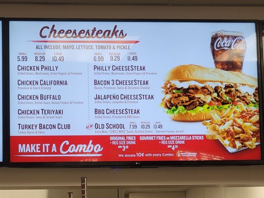 Menu photo 1 Charleys Cheesesteaks and Wings Aurora, CO