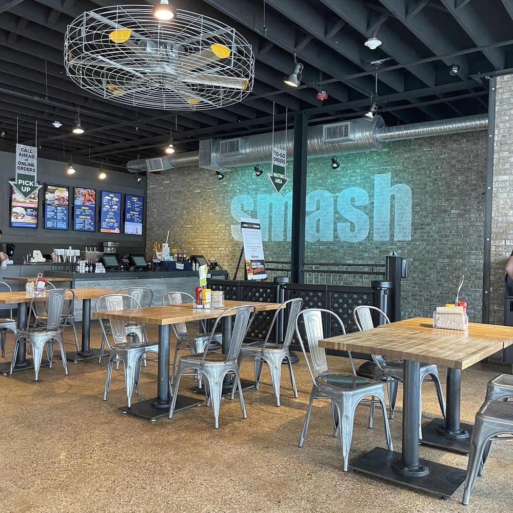 Smashburger - the inside of a restaurant - Burgers Near Me - Lindenhurst, New York Smashburger - the inside of a restaurant - Burgers Near Me - Lindenhurst, New York