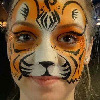 Celebrations Face Art - Tiger! - Face Painting Near Me Celebrations Face Art - Tiger! - Face Painting Near Me