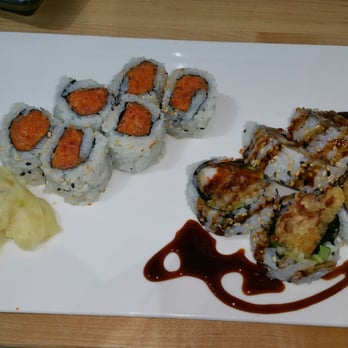 Ryo Sushi - L2 - Shrimp tempura & spicy tuna - Sushi Bars Near Me - Chicago, Illinois Ryo Sushi - L2 - Shrimp tempura & spicy tuna - Sushi Bars Near Me - Chicago, Illinois
