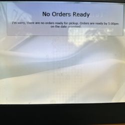 Tide Cleaners - Unsuccessful attempt to claim the order.