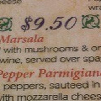 Gino's Italian Restaurant - Chicken Marsala description. Not one word about Marinara. - Italian Near Me - Muskogee, Oklahoma Gino's Italian Restaurant - Chicken Marsala description. Not one word about Marinara. - Italian Near Me - Muskogee, Oklahoma