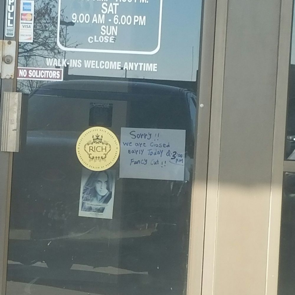 They close randomly without informing their clients; I had a 3:30 pm appointment. I will not do business with them, nor should anyone else.