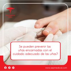 Sepehr Katiraie, MD - SEP Medical Clinic - As uñas encarnadas se pueden prevenir con el cuidado adecuado de las uñas, Para una consulta y cita, visítenos en sepmedical.com