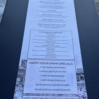 City Cellars HTX - Happy hour menu - New American Near Me - Houston, Texas