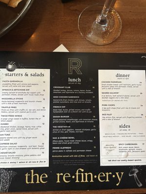Menu photo 1 The Refinery Birmingham, AL Menu photo 1 The Refinery Birmingham, AL