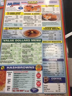 Menu photo 6 Waffle House - Northgate Dr Irving, TX