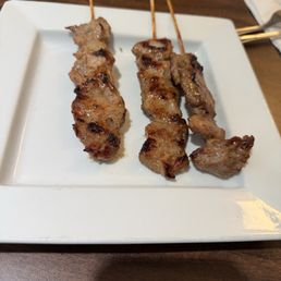 Pork skewers