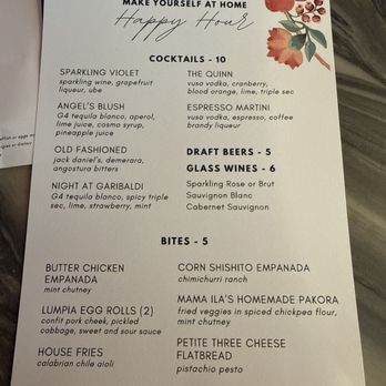 Ila's - Happy Hour Menu - Comfort Food Near Me - Chicago, Illinois