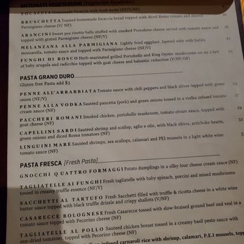 La Vecchia Ristorante - Pasta menu - Italian Near Me - Toronto, Ontario La Vecchia Ristorante - Pasta menu - Italian Near Me - Toronto, Ontario