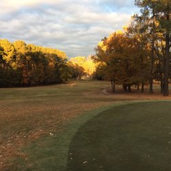 Sanford Golf Course - View from #5 green back toward the tee. What a beautiful fall day to be out on a great course!