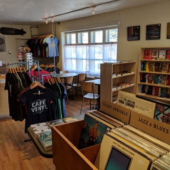 The Good Stuff - a room full of vinyl records - Coffee & Tea Near Me - Santa Fe, New Mexico
