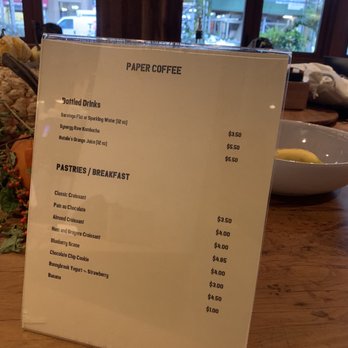Paper Coffee - Menu - Coffee & Tea Near Me - New York, New York Paper Coffee - Menu - Coffee & Tea Near Me - New York, New York