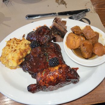 Julep Kitchen & Bar - Blackberry Chipotle thighs, mac n cheese, and glazed yams - Barbeque Near Me - Annapolis, Maryland Julep Kitchen & Bar - Blackberry Chipotle thighs, mac n cheese, and glazed yams - Barbeque Near Me - Annapolis, Maryland