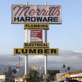 Merritt's Ace Hardware - Parking lot store sign - Hardware Stores Near Me - La Puente, California Merritt's Ace Hardware - Parking lot store sign - Hardware Stores Near Me - La Puente, California