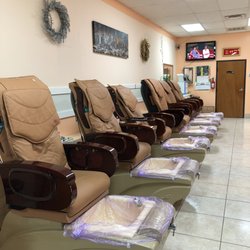 Quality Nails - Liners added for sanitary purposes. New chairs for comfort and massage.