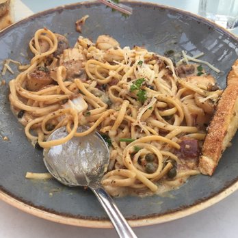 Blue Mussel Cafe - Linguine with scallops - Seafood Near Me - Rustico, Prince Edward Island