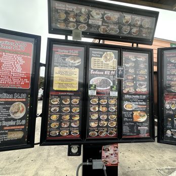 La Parrilla - Drive thru menu - Mexican Near Me - San Antonio, Texas