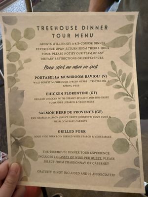Menu photo 1 Tree Tops Restaurant Acme, PA