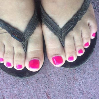 Belle Nails and Spa - Loved my pink gel pedicure by Betty - Nail Salons Near Me - Concord, California