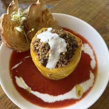 Playa Negra Fine Foods - Lamb shoulder stuffed peppers - Desserts Near Me - Vieques, Puerto Rico
