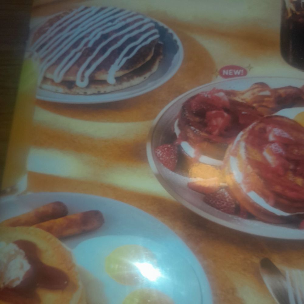 Menu photos made it easy to choice