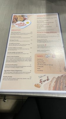 Menu photo 2 Kook's Cooks Coquitlam, BC Menu photo 2 Kook's Cooks Coquitlam, BC