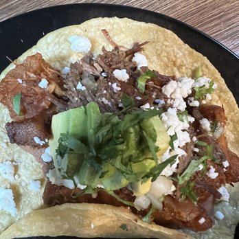 La Santa Barbacha - Benito taco: barbacoa and chicharron - Mexican Near Me - Austin, Texas